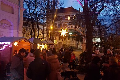 Historischer Weihnachtsmarkt Felsenkeller Leipzig