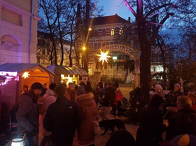 Historischer Weihnachtsmarkt Felsenkeller Leipzig